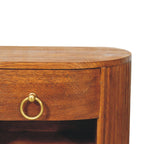 Oval Wall Bedside Table