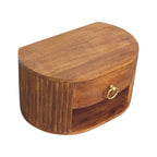 Oval Wall Bedside Table