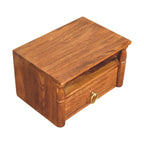 Turned Pillar Wall Bedside Table