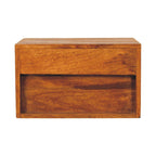 Turned Pillar Wall Bedside Table