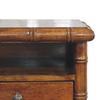 Bamboo Wall-Mounted Bedside Table