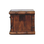 Bamboo 2 Drawer Wall-Mounted Bedside Table