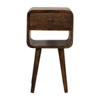 Rounded Open Shelf Bedside