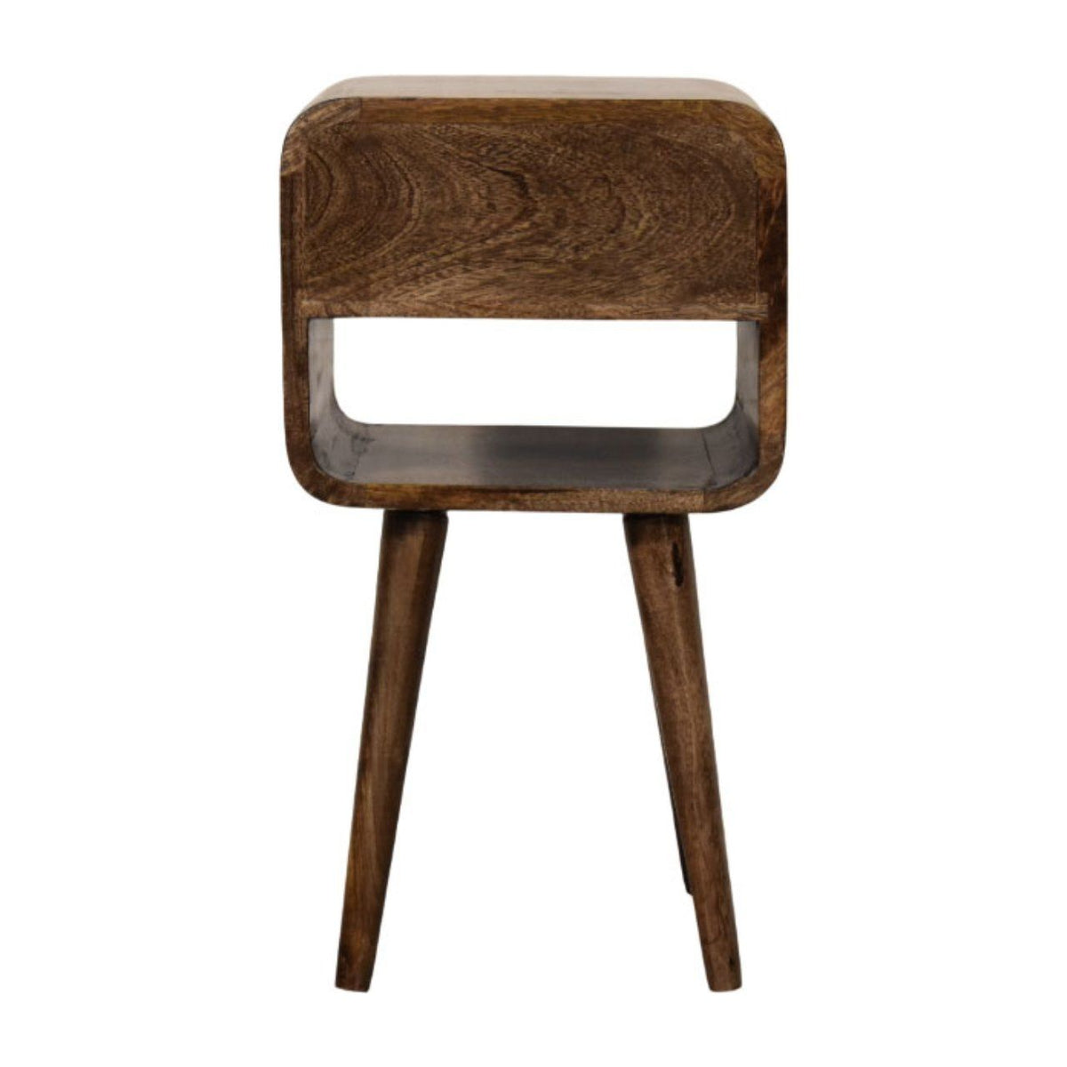 Rounded Open Shelf Bedside