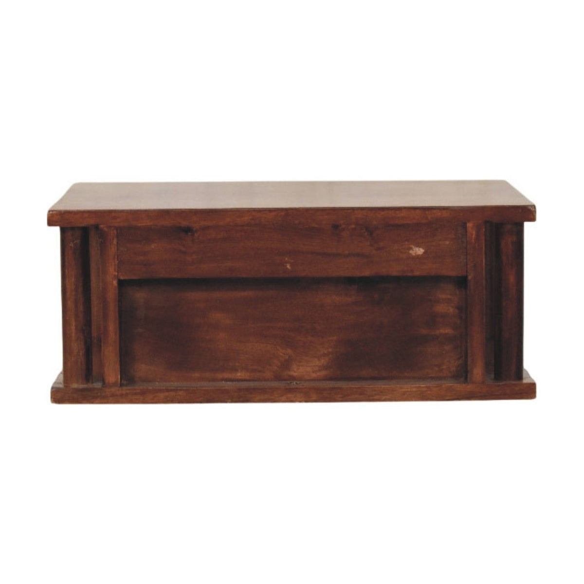 Wall-Mounted Bedside with Brass Handle