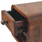 Curved Wall-Mounted Bedside