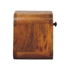 Curved Wall-Mounted Bedside Table