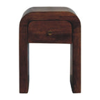 Curved Bedside Table