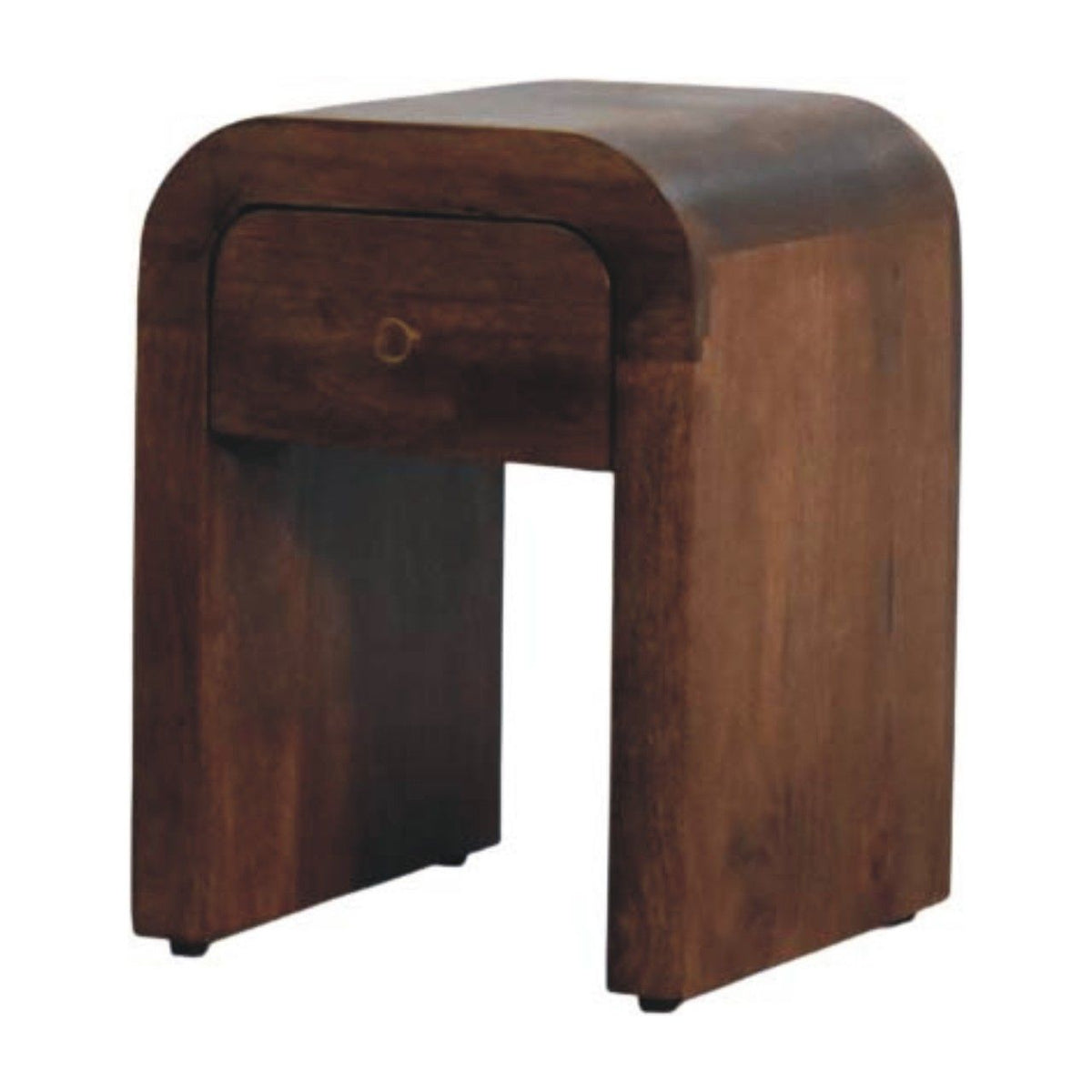 Curved Bedside Table