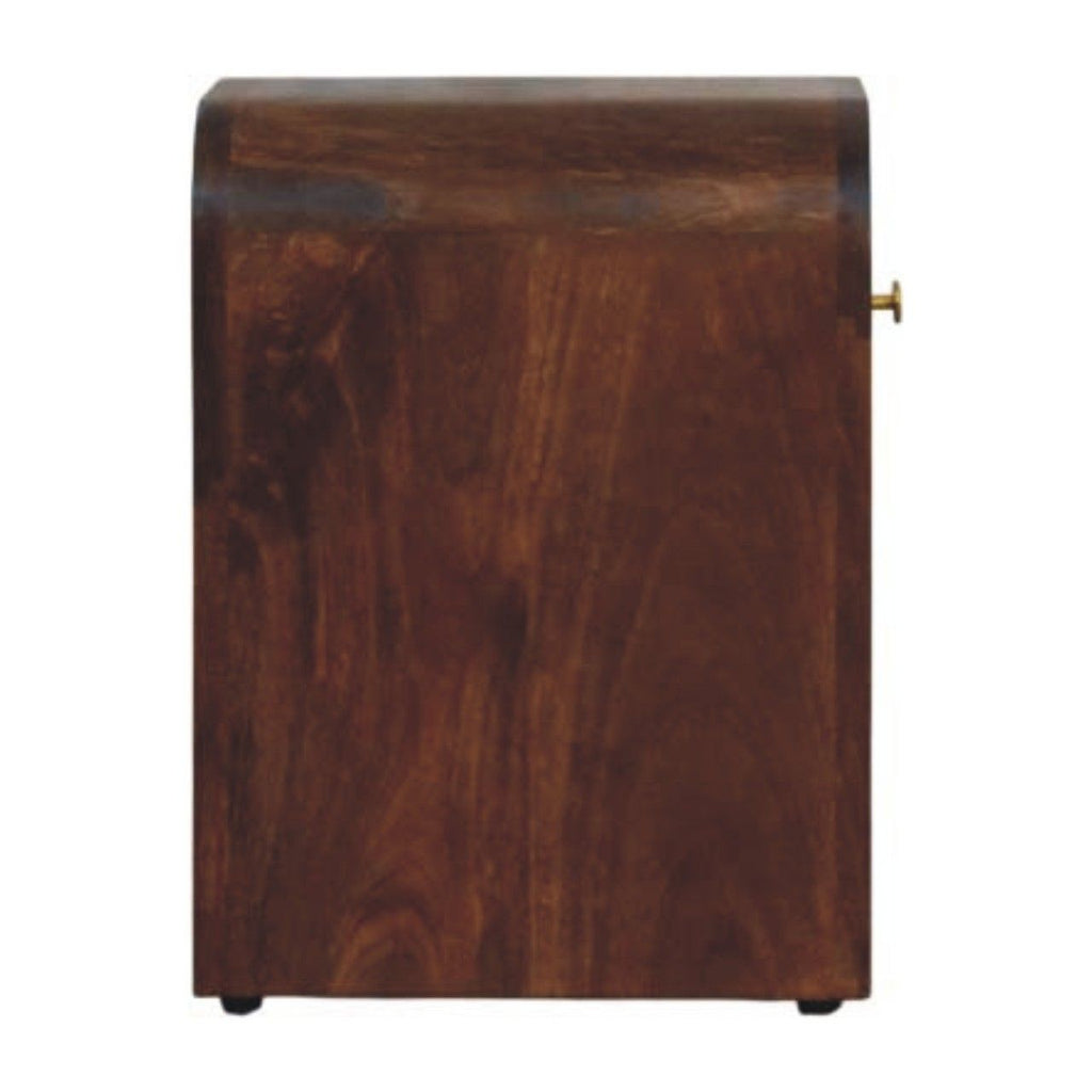 Curved Bedside Table