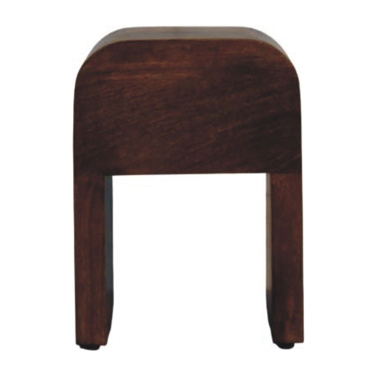 Curved Bedside Table