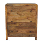 Oak-Tone Three Drawer Chest
