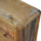Oak-Tone Three Drawer Chest