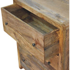 Oak-Tone Three Drawer Chest