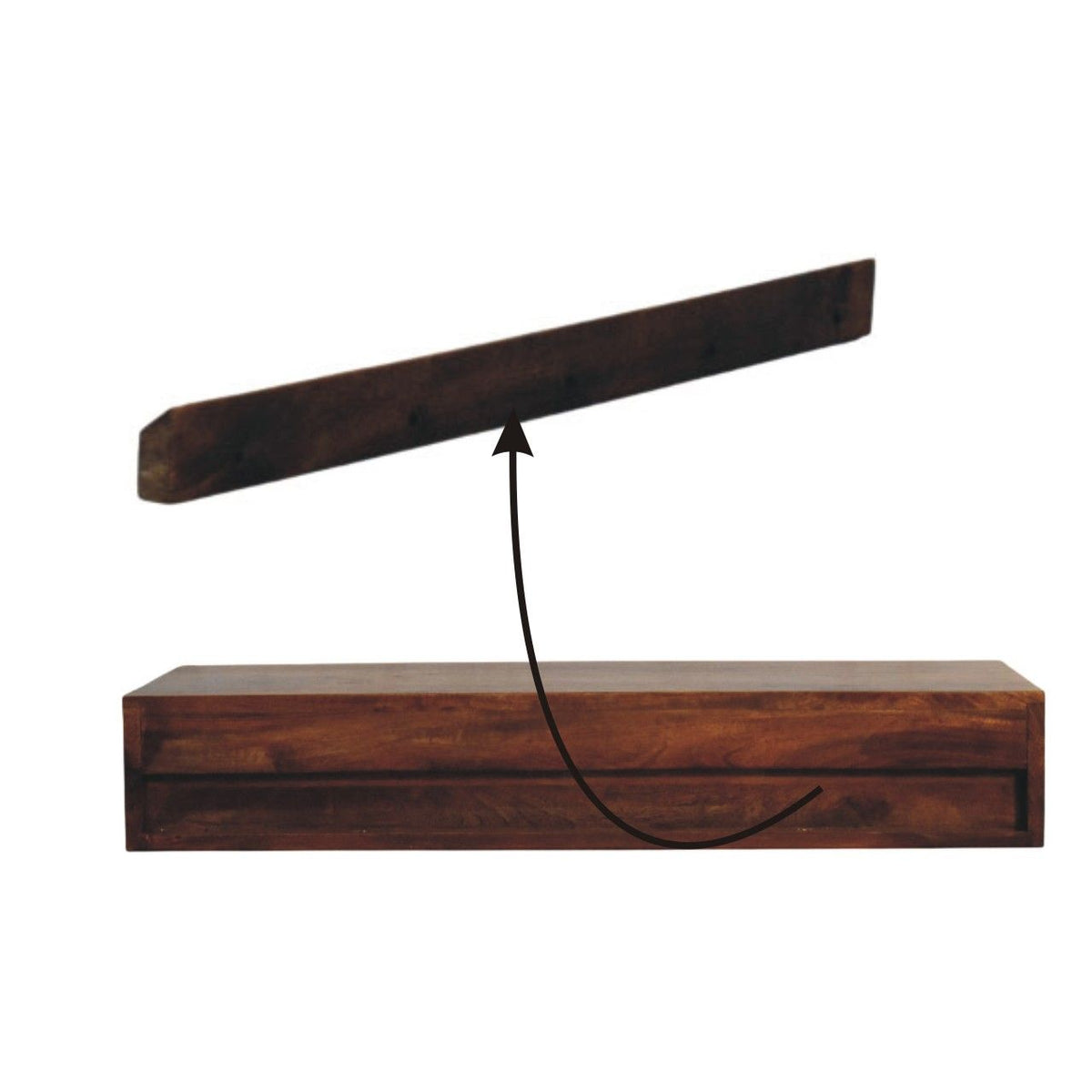 Roasted Almond Slim Console