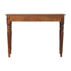 Three Drawer Console with Turned Legs