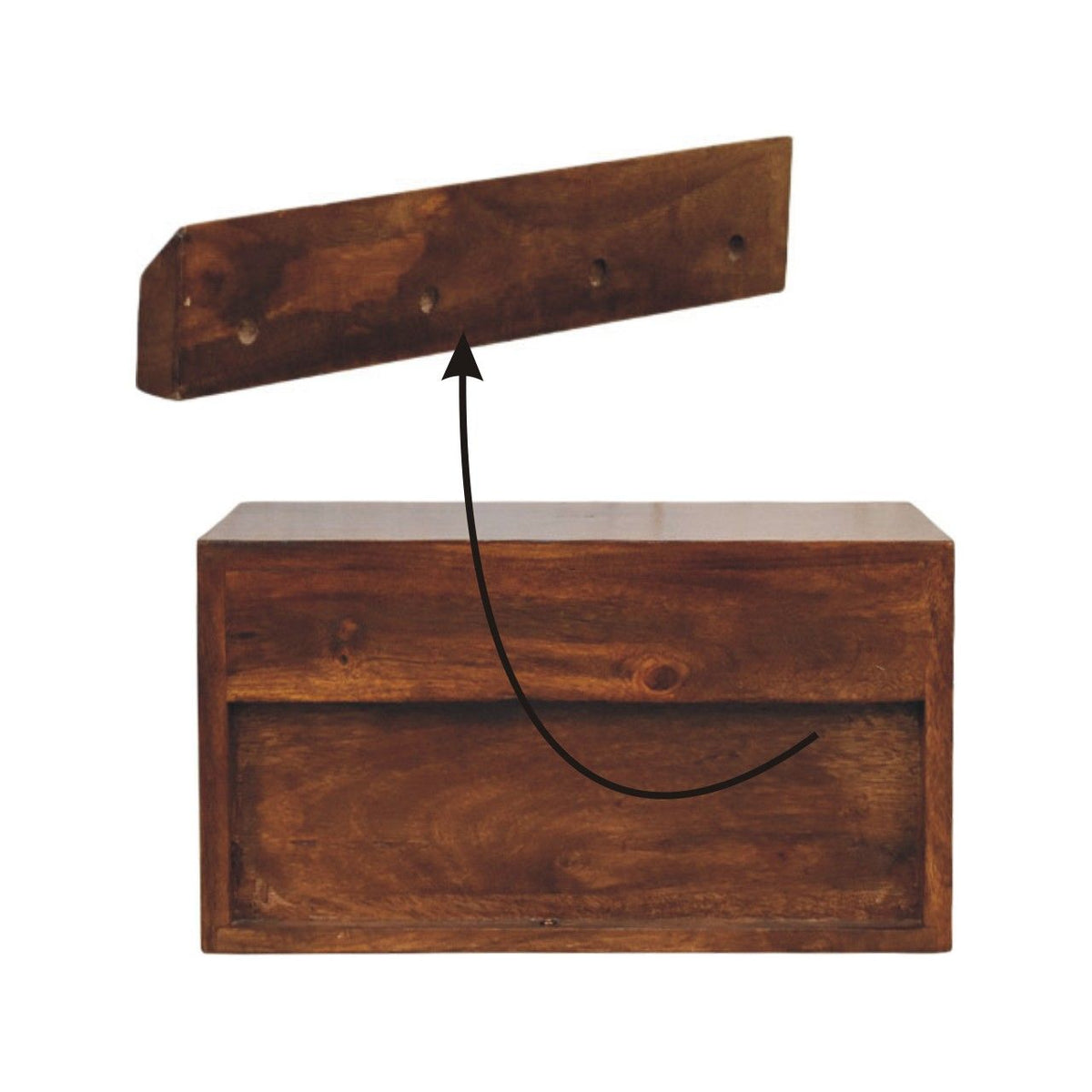 Cadiz Textured Bedside Table