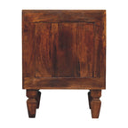 Harper Ribbed Chestnut Bedside