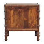 Bamboo Framed Bedside Table