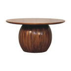 Round Fluted Coffee Table