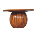 Round Fluted Coffee Table