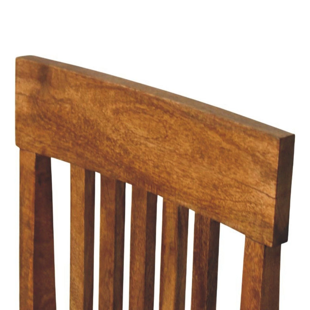 Slatted Back Dining Chair
