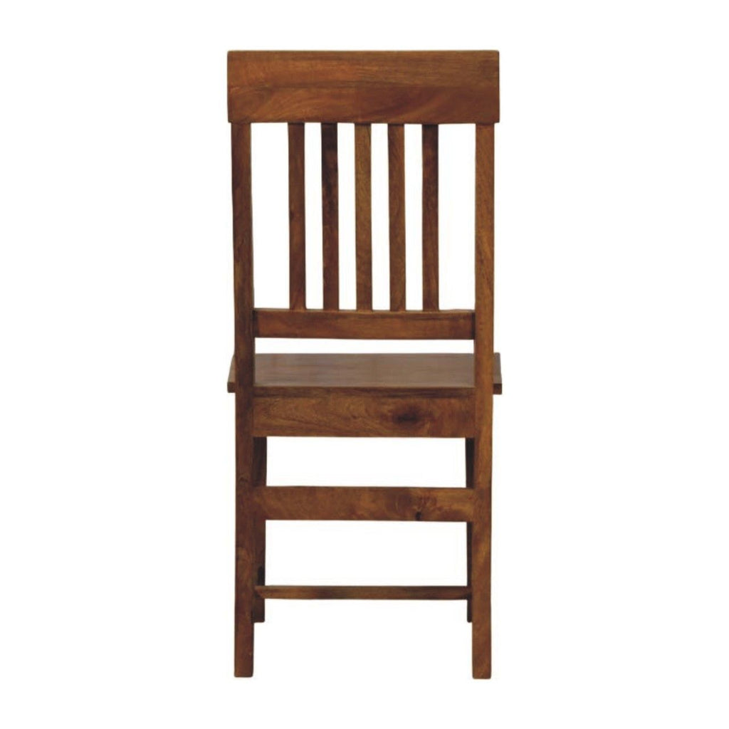 Slatted Back Dining Chair