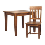 Slatted Back Dining Chair