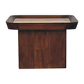 Travertine Top Tray Coffee Table
