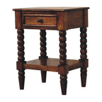 Spindle One Drawer Side Table