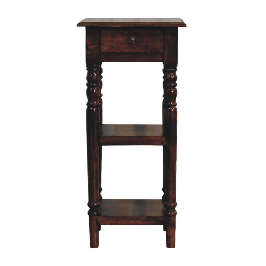Tall Turned Leg Side Table