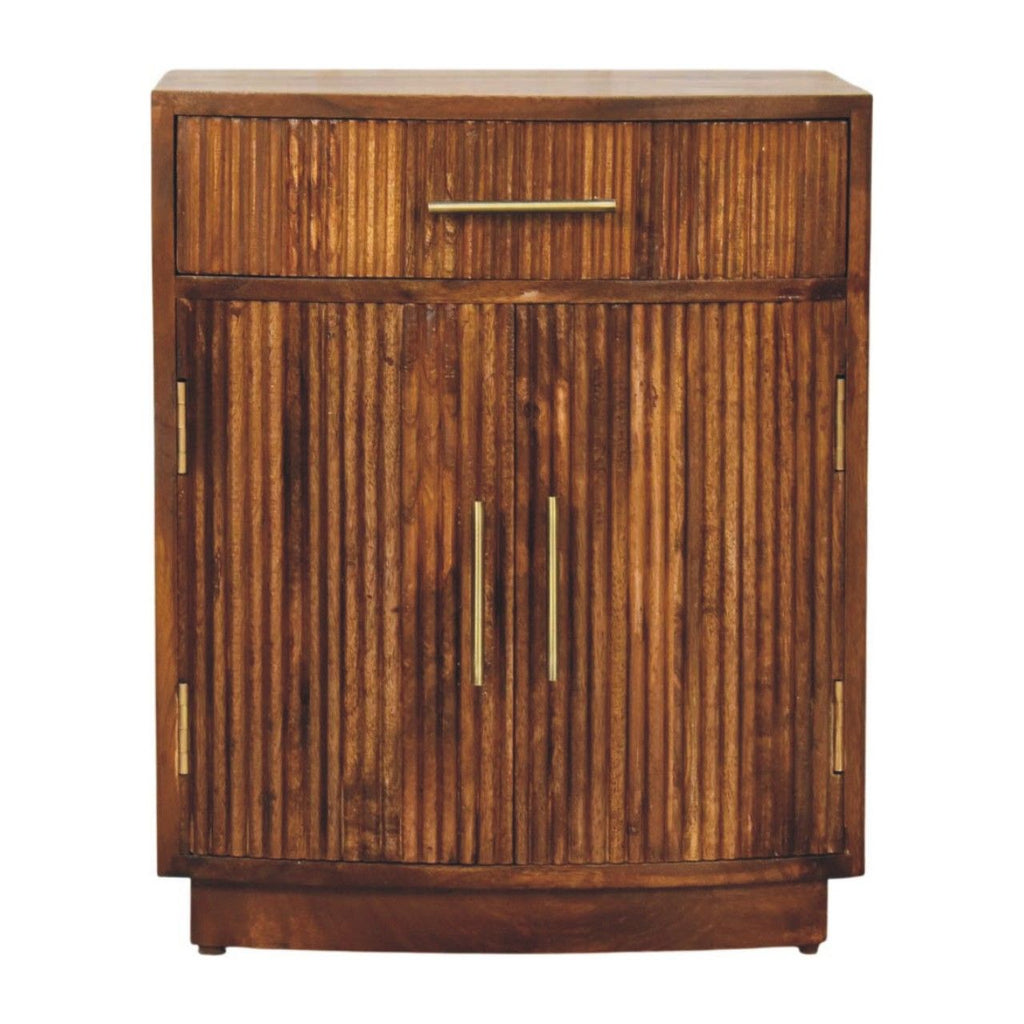 Milan Fluted Bedside Cabinet