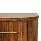 Curved 2 Drawer Bedside