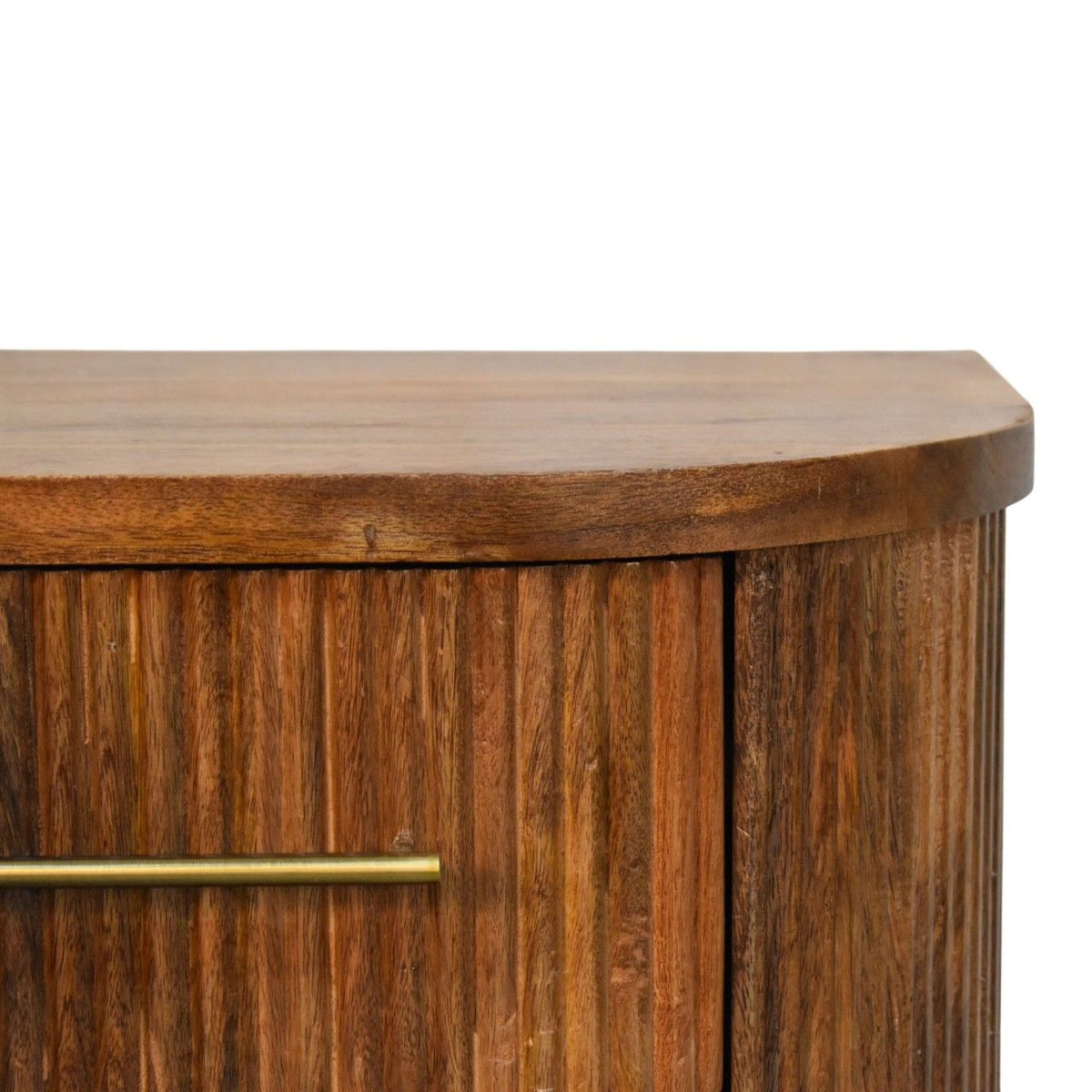 Curved 2 Drawer Bedside