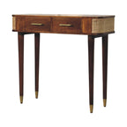 Belmont Cane Edge Console Table