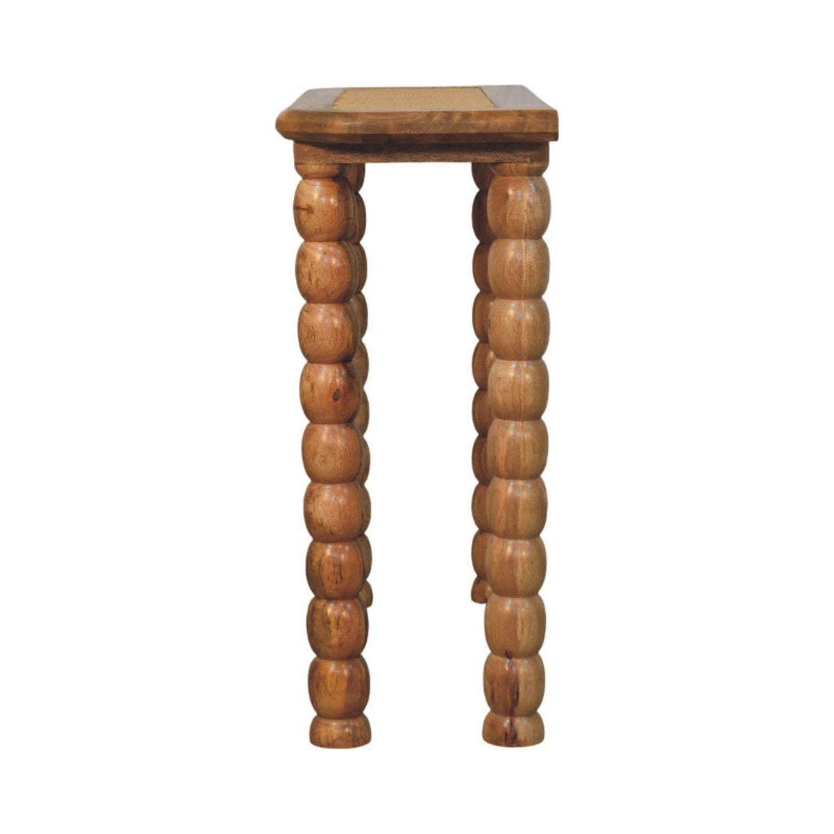 Spindle Rattan Console Table