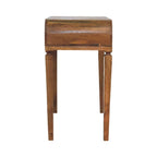 Curved Open Shelf Writing Desk
