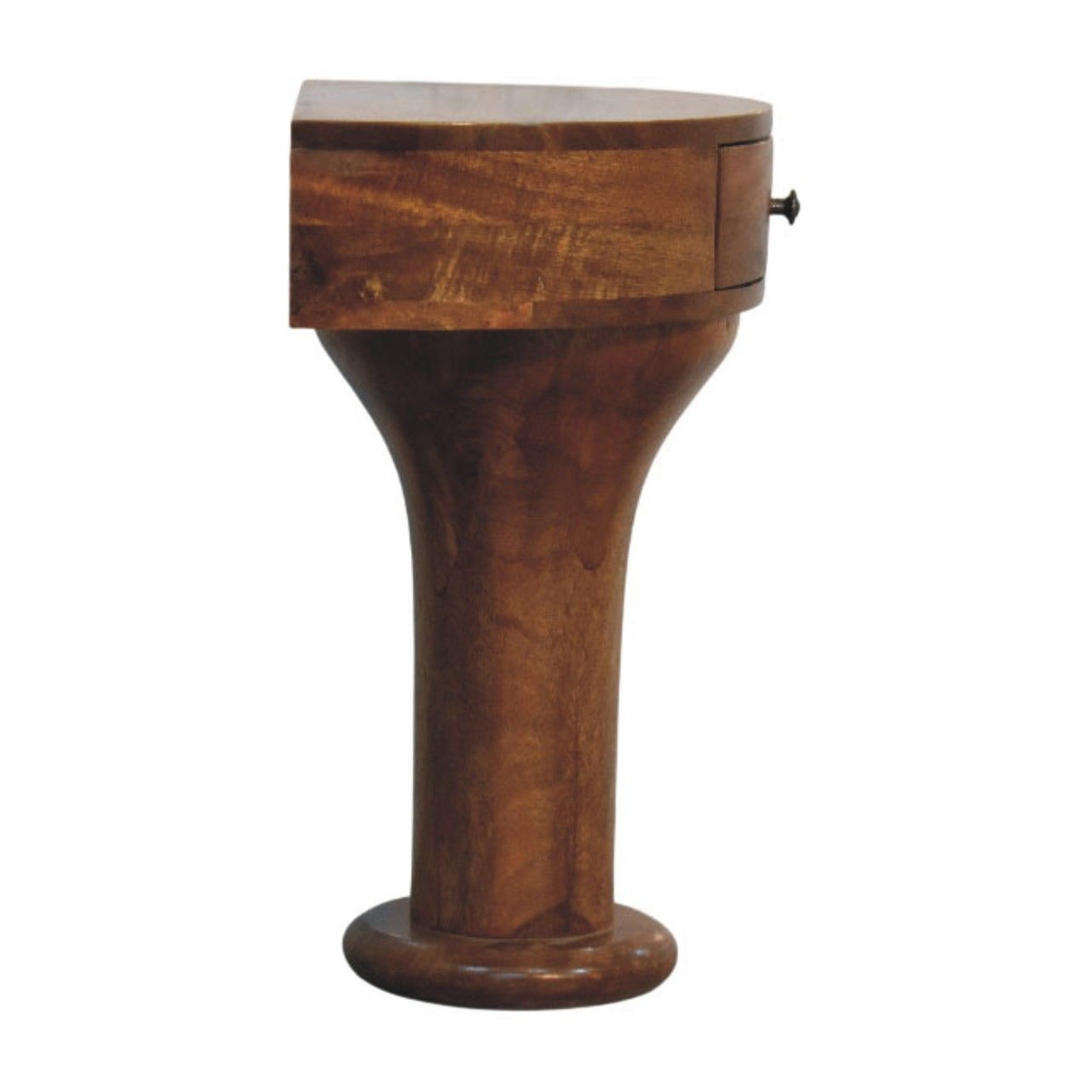 Pedestal Curved Bedside