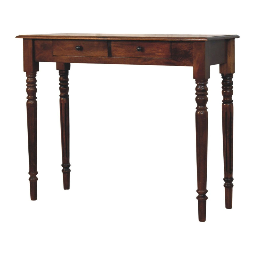 Heritage Turned-Leg Console Table