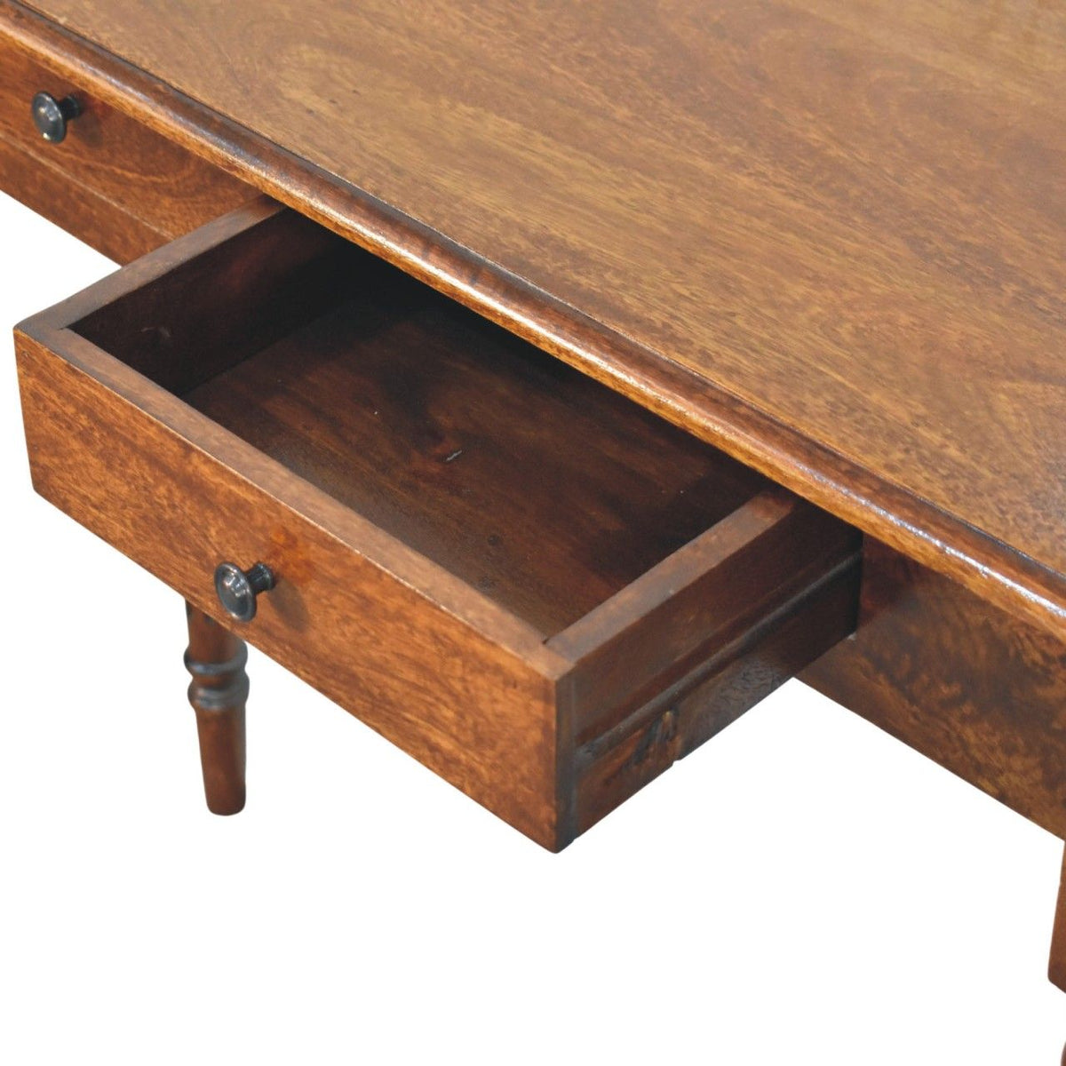 Heritage Turned-Leg Console Table