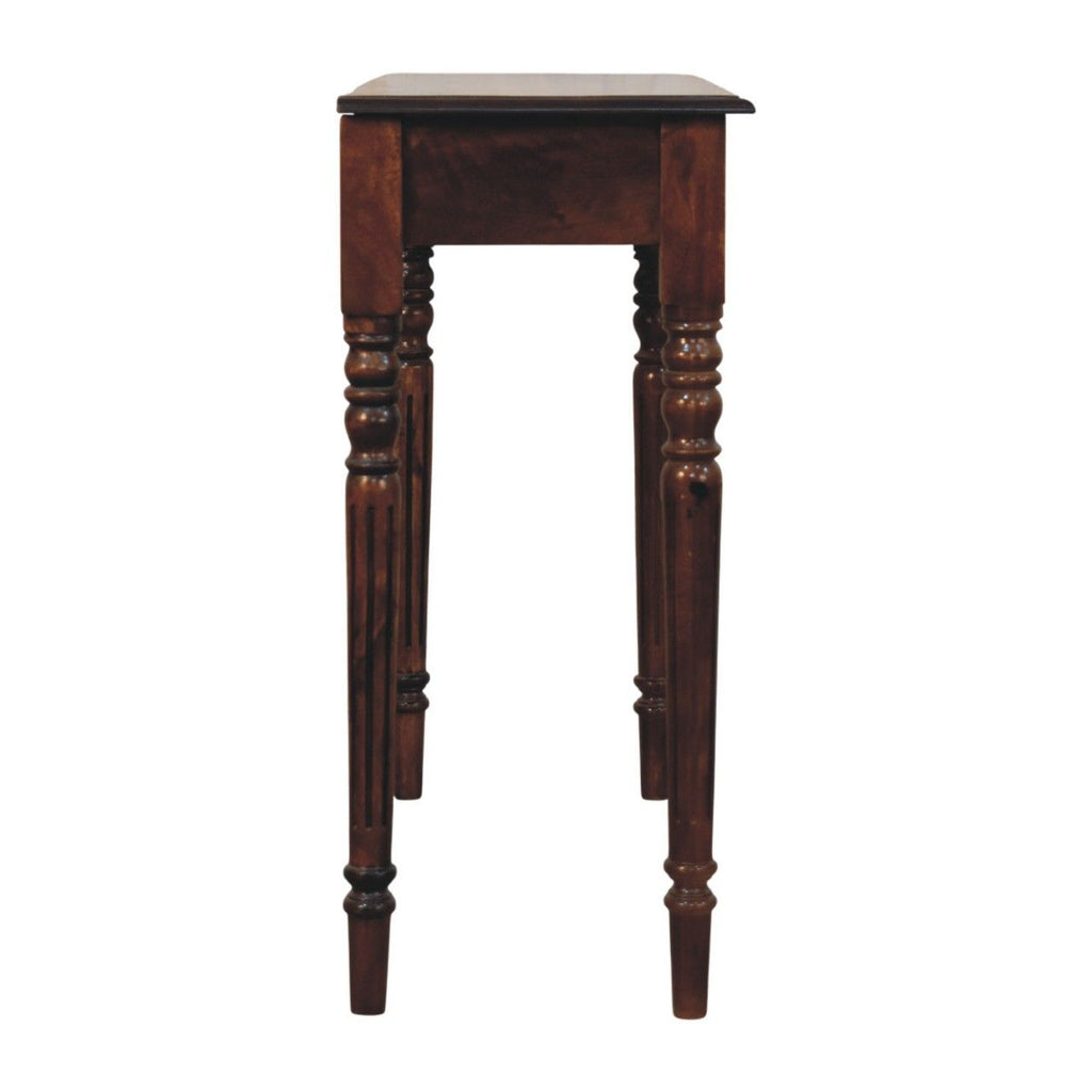 Heritage Turned-Leg Console Table