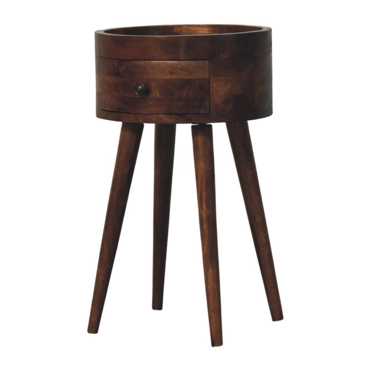 Roasted Almond Halo Side Table
