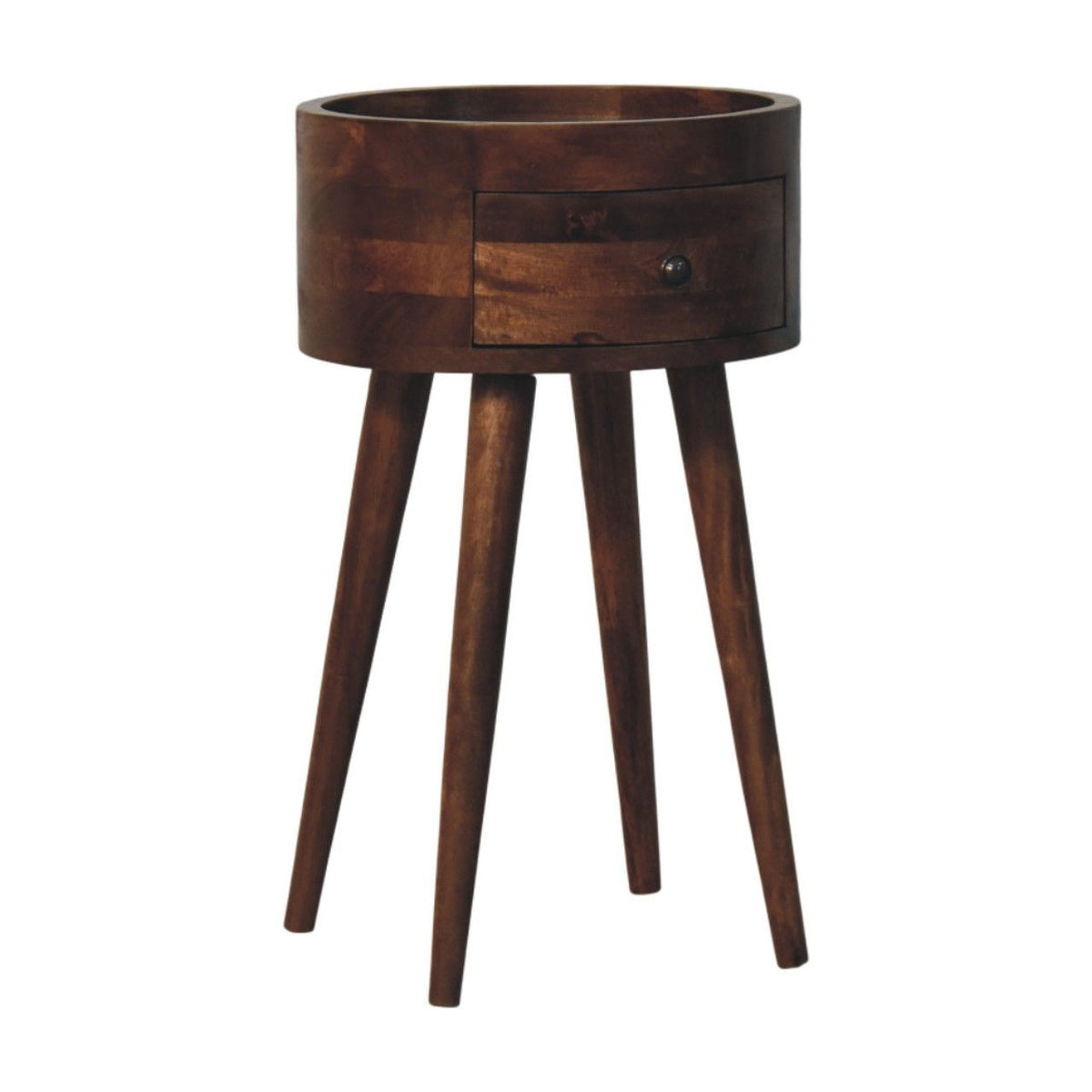 Roasted Almond Halo Side Table