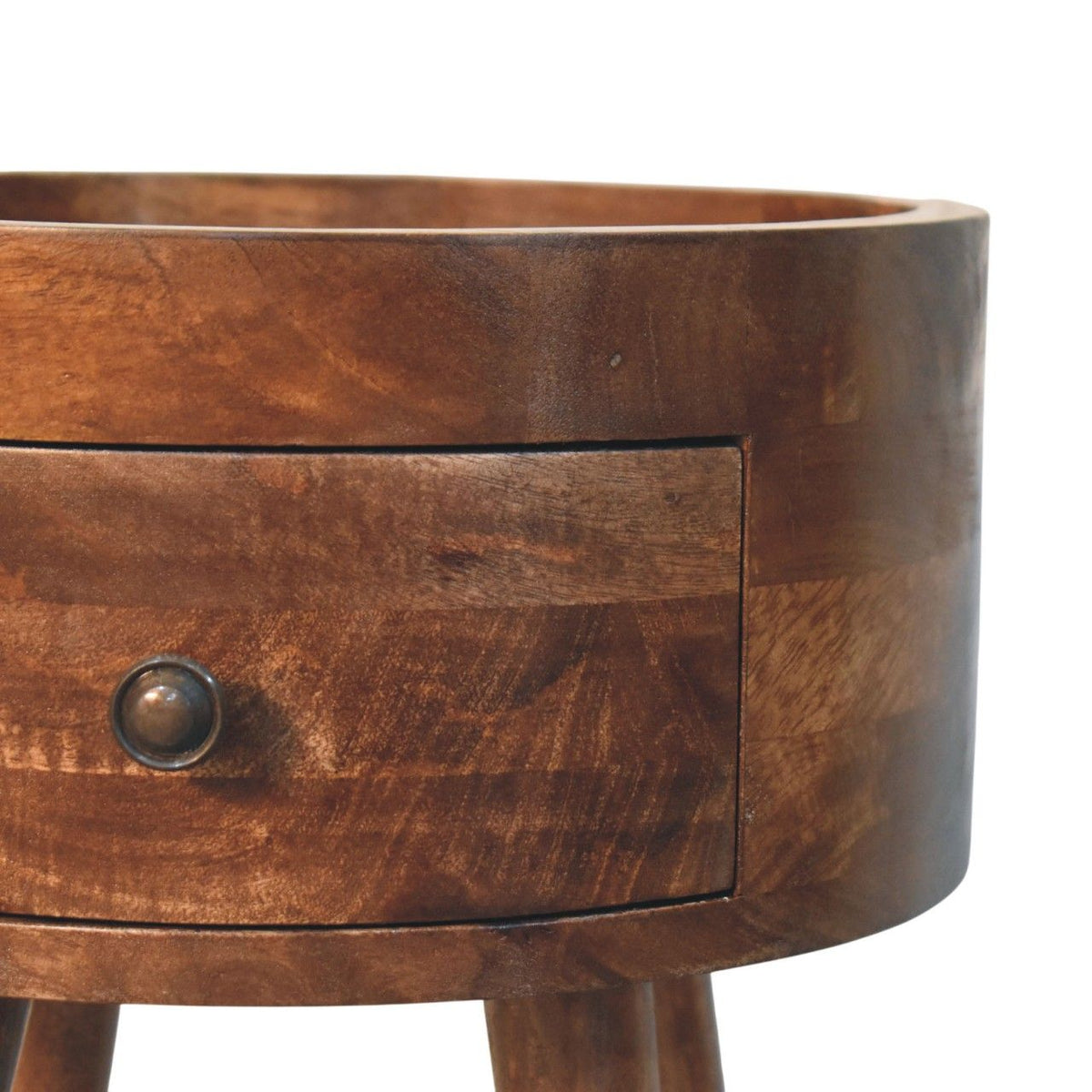 Roasted Almond Halo Side Table