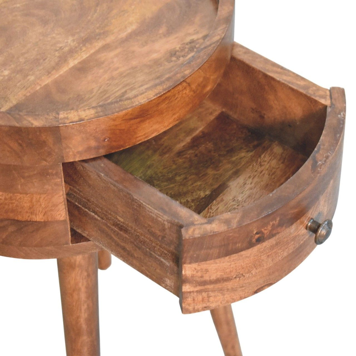 Roasted Almond Halo Side Table