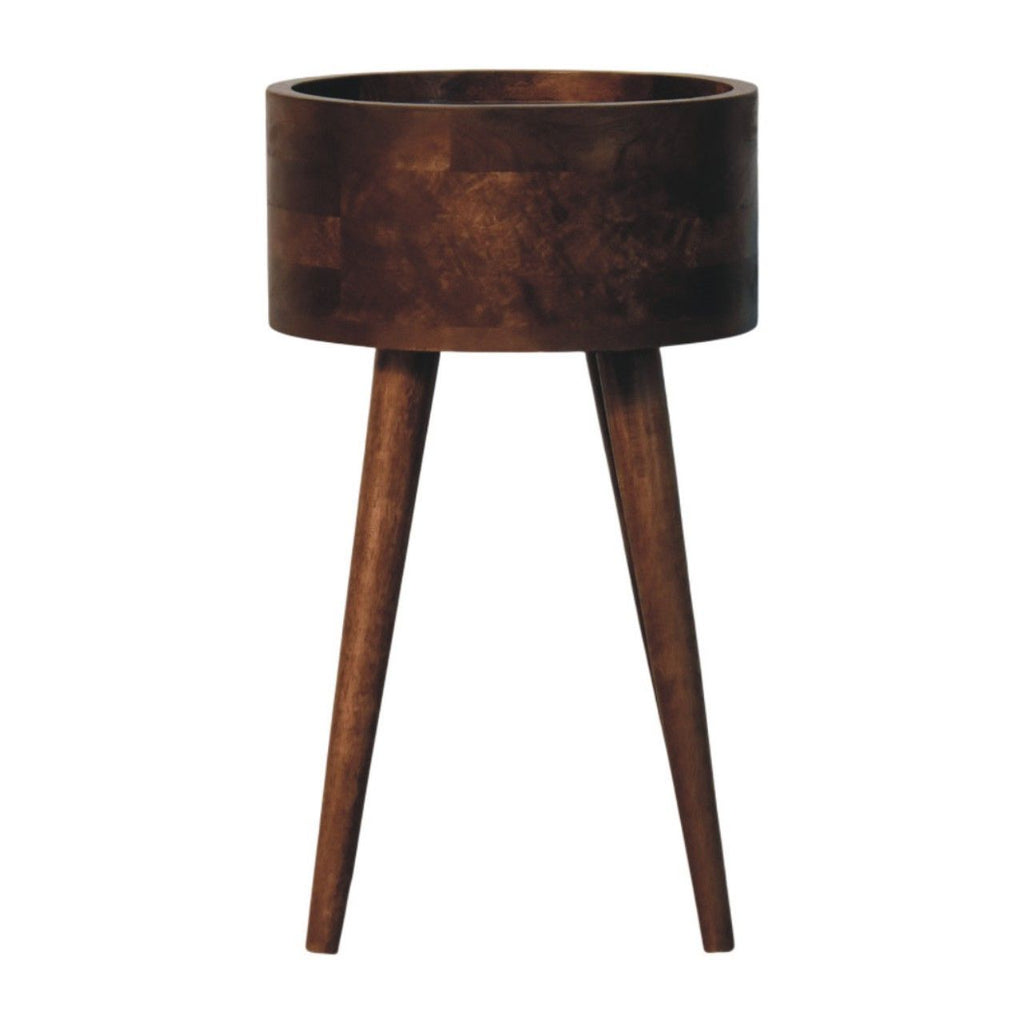 Roasted Almond Halo Side Table