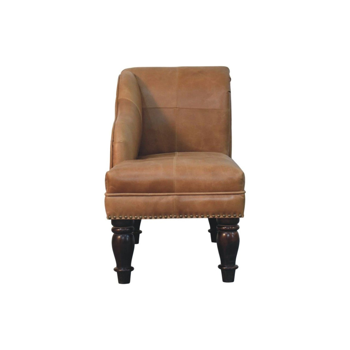 Brown Leather Heritage Chaise