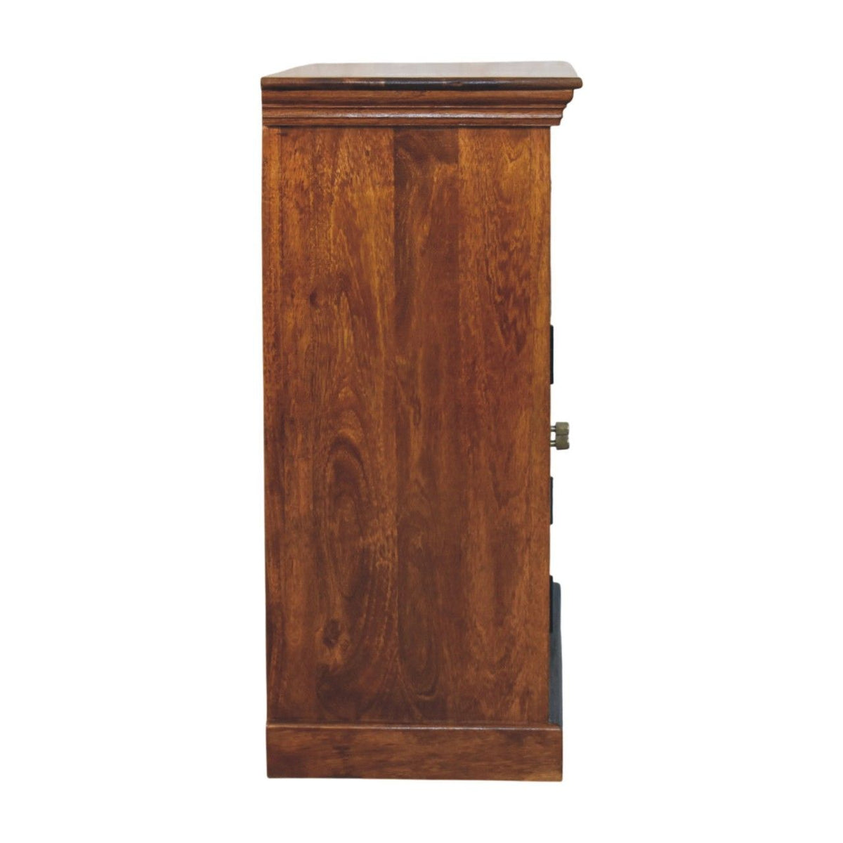 Amber Oak Heritage Carved Cabinet