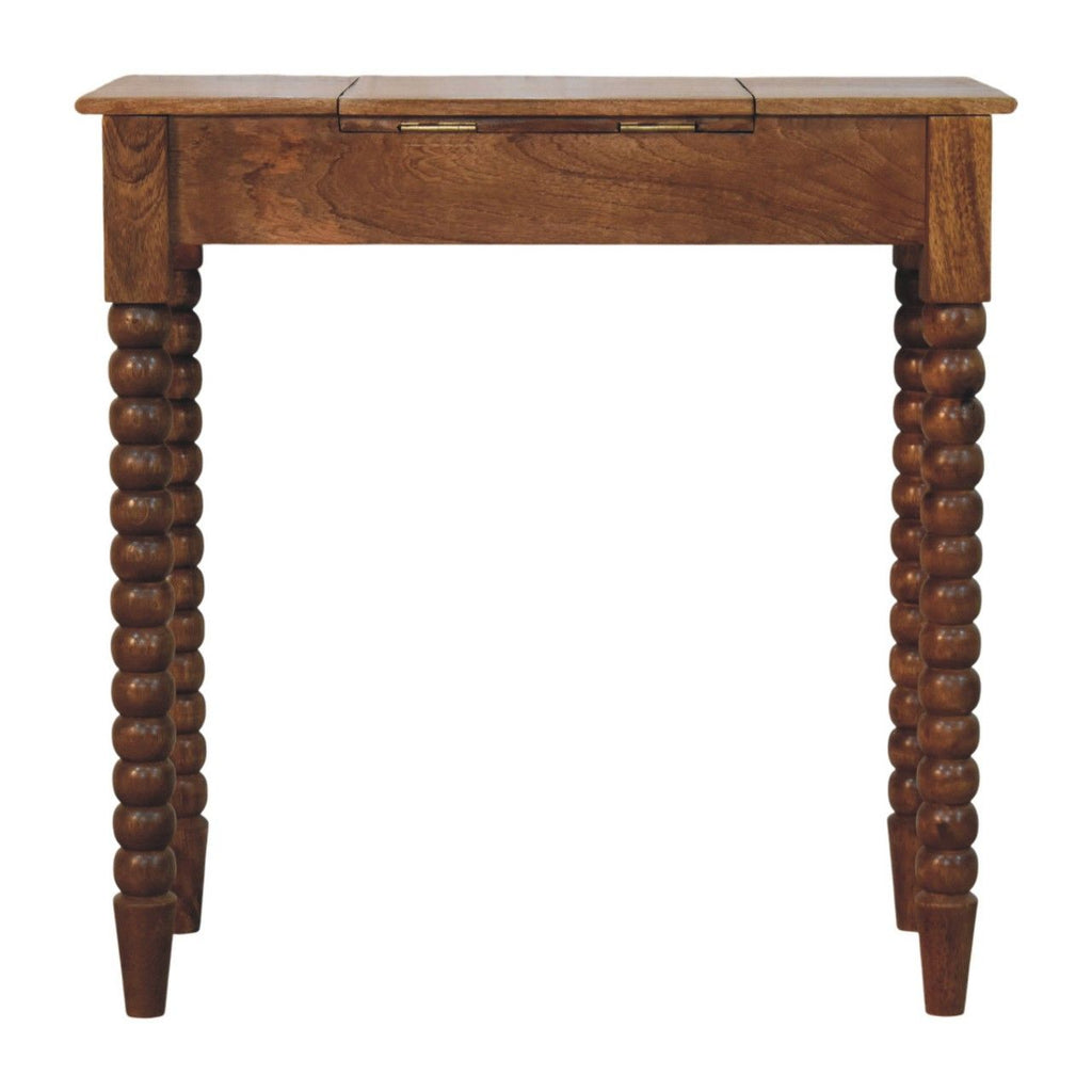 Amber Oak Spindle Dressing Table
