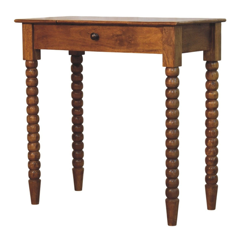Amber Oak Spindle Dressing Table